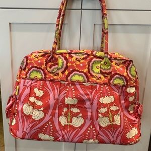 Large fabric luggage /tote by amy butler